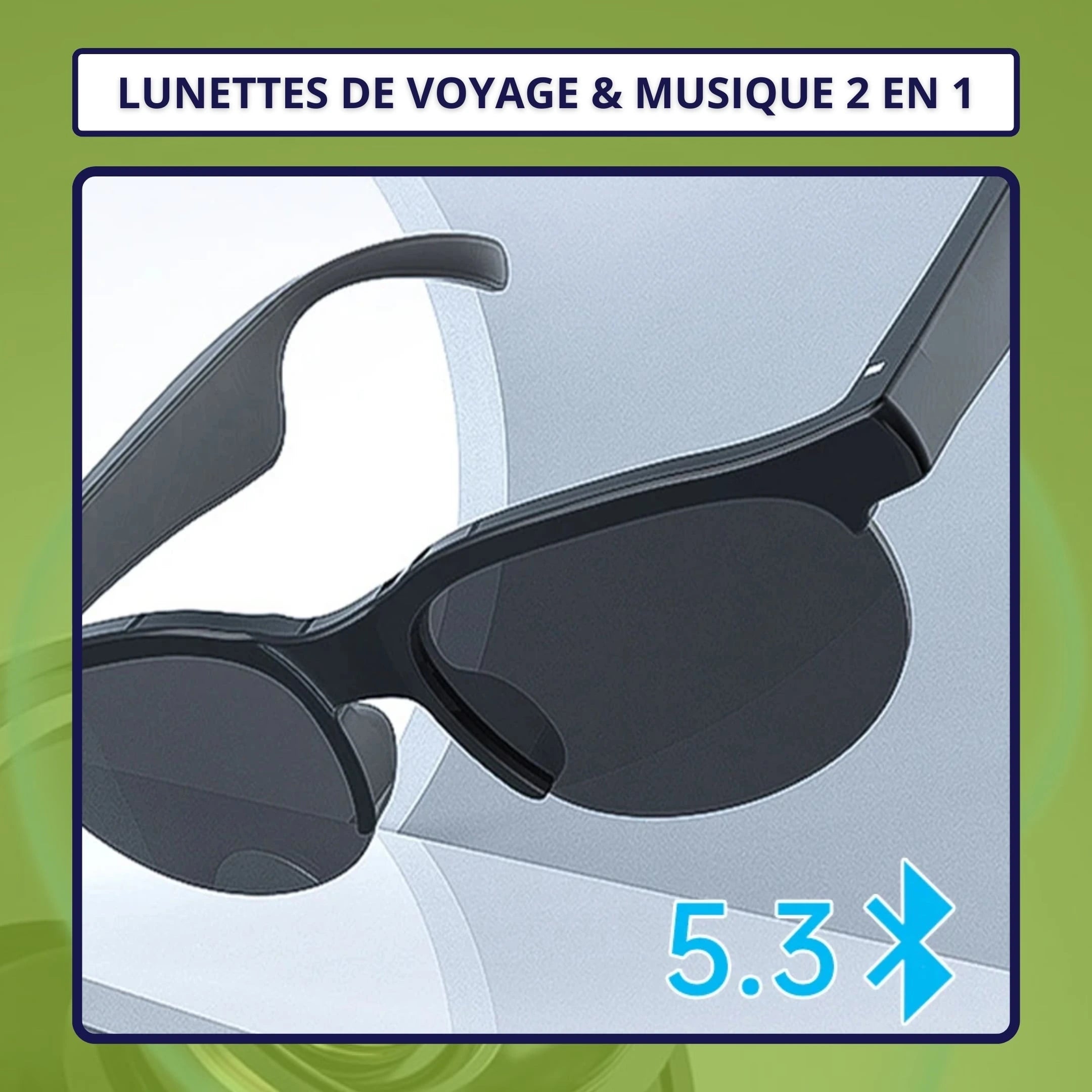 XG88 Pro - Lunettes Intelligentes Bluetooth avec Écouteurs Intégrés